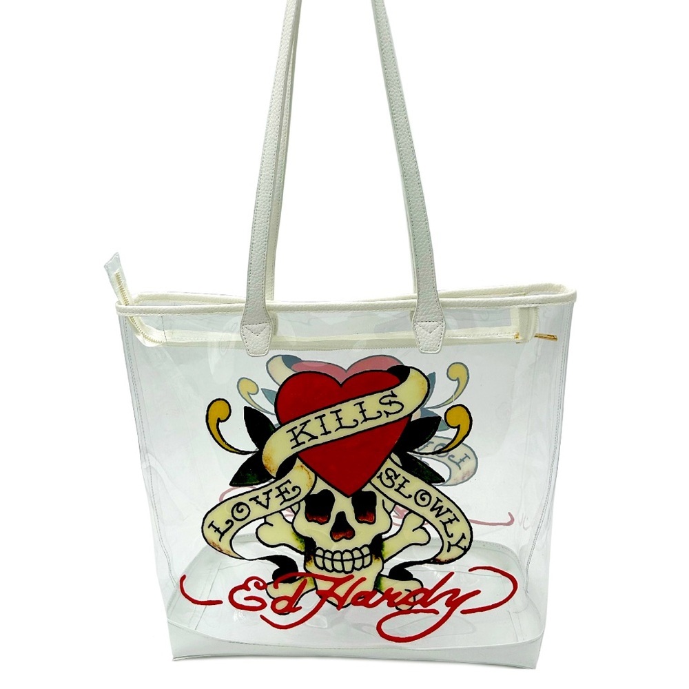 Ed Hardy Skull Tote NWT - Picture 1 of 5